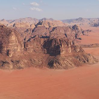 Déserts et montagnes de Wadi Rum