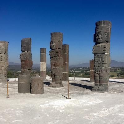 Vestiges aztèques à Tula